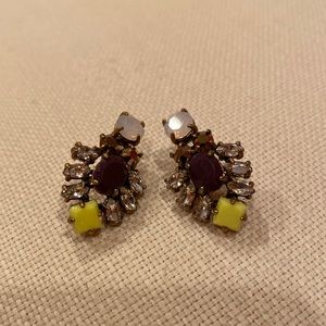 J. Crew jewel earrings